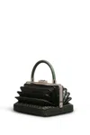 Gabriela Hearst Diana Bag In Green Snakeskin In Green