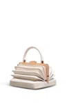Gabriela Hearst Diana Bag In Ivory Snakeskin In Ivory