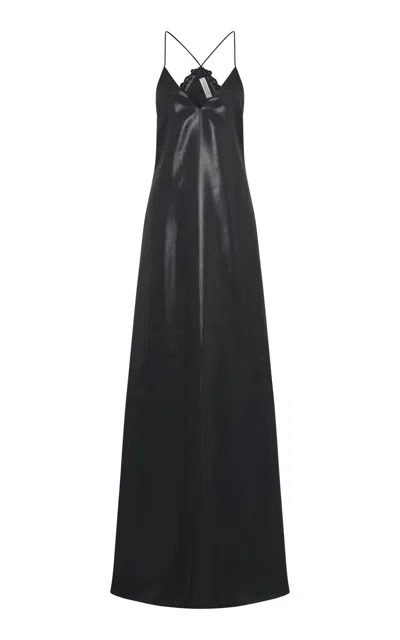 Gabriela Hearst Dinah Silk Midi Slip Dress In Black