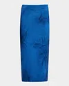 Gabriela Hearst Dorcas Tie-dye Cashmere Knit Midi Skirt