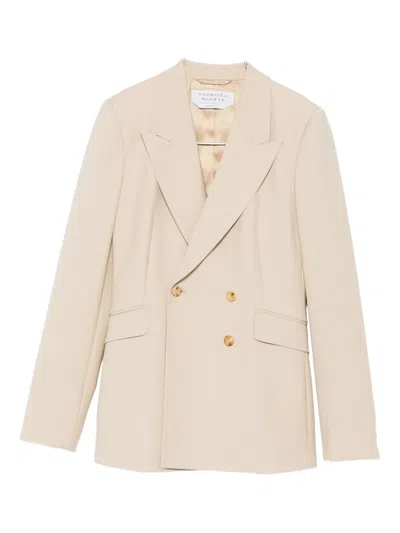 Gabriela Hearst Double-breasted Blazer In Neutral