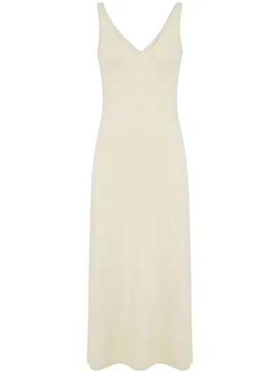 Gabriela Hearst Lady Hall Plush-effect Cashmere And Silk-blend Maxi Dress In Multi