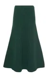 Gabriela Hearst Eden Cashmere Midi Skirt