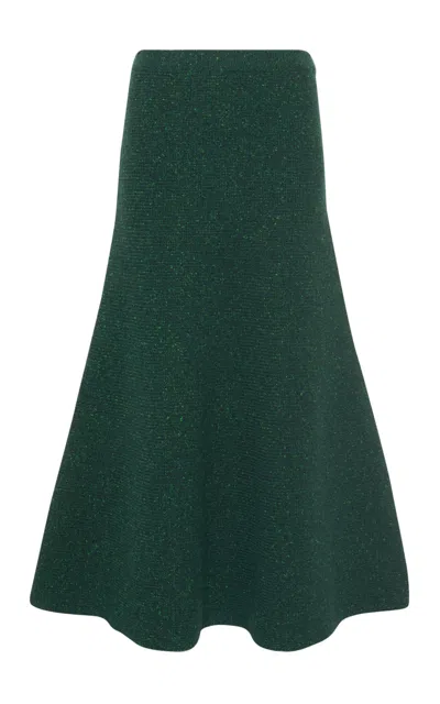 Gabriela Hearst Eden Cashmere Midi Skirt