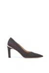 Gabriela Hearst Edwina High Heel Stiletto Pump In Chocolate Suede In Chocolate