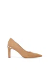 Gabriela Hearst Edwina High Heel Stiletto Pump In Nude Suede In Dark Camel