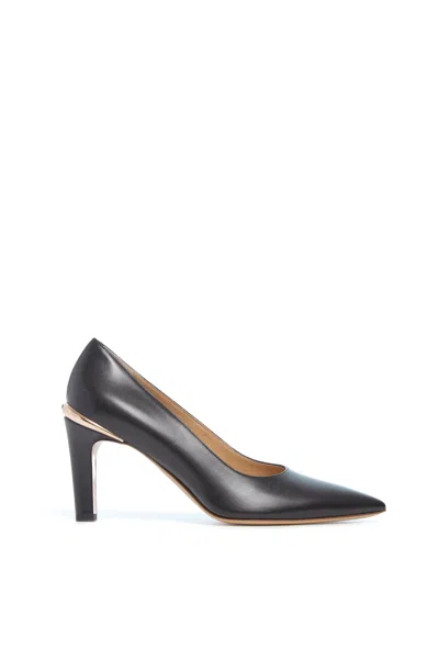 Gabriela Hearst Edwina Leather Stiletto Pumps In Black