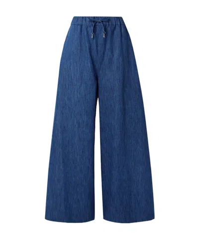 Gabriela Hearst Gelos Recycled Jeans In Blue
