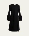 Gabriela Hearst Elete Textured Cashmere Coat In Black