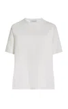 Gabriela Hearst Elisa Top In Ivory Silk Crepe In Ivory