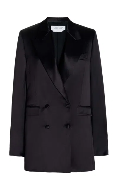 Gabriela Hearst Elmore Blazer In Black Silk