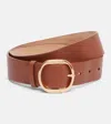 Gabriela Hearst Elster Leather Belt In Brown