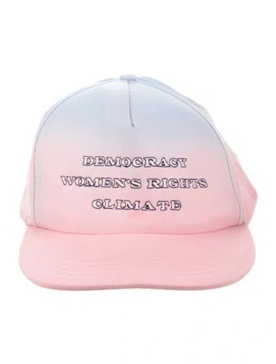 Pre-owned Gabriela Hearst Embroidered Baseball Cap In Pink