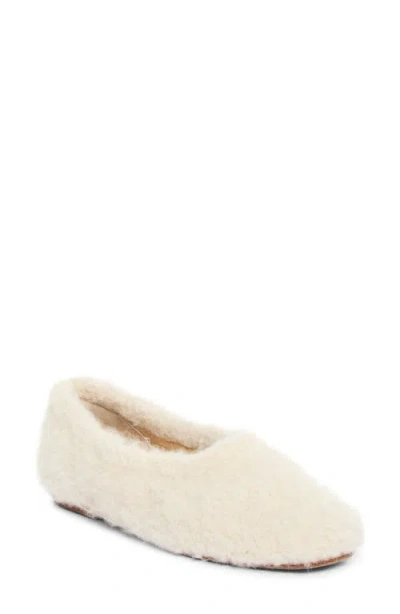 Gabriela Hearst Emperor Shearling Ballet Flats In White