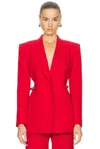 Gabriela Hearst Epona Blazer In Red
