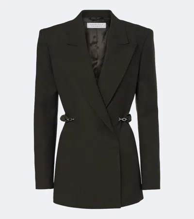 Gabriela Hearst Epona Chain-detail Virgin Wool Blazer In Yellow