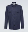 Gabriela Hearst Everly Denim Overshirt In Denim