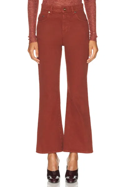 Gabriela Hearst Ezra Bootcut In Brown