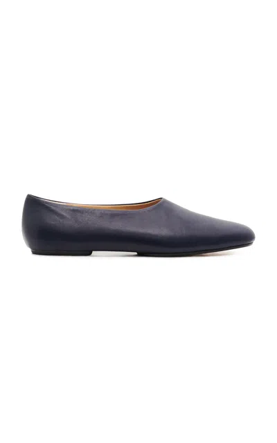 Gabriela Hearst Fara Flat In Blue