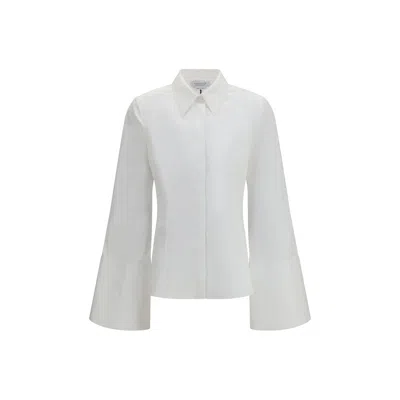 Gabriela Hearst Fitted Cotton Blouse In White
