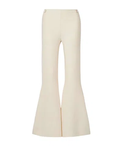 Gabriela Hearst Flared Casual Pants In White
