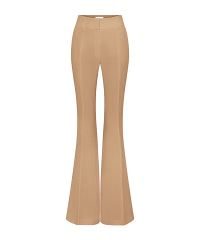 Gabriela Hearst Flared Casual Trousers In Neutral