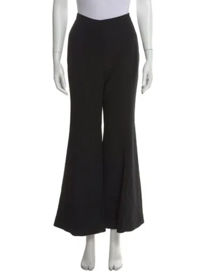 Pre-owned Gabriela Hearst Flared Pants In Black