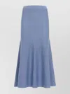 Gabriela Hearst Manni Cashmere Midi Skirt In Blue