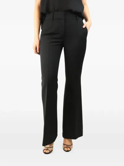 Pre-owned Gabriela Hearst Flared Trousers In Black