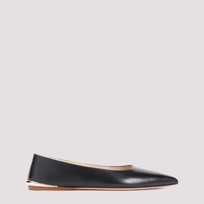 Gabriela Hearst Fleur Leather Ballet Flats In Black