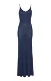 Gabriela Hearst Florian Beaded Cashmere-silk Slip Dress