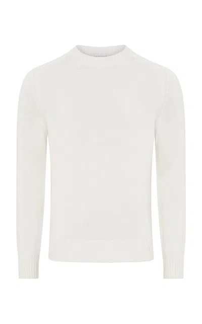 Gabriela Hearst Francesco Knit Sweater In Ivory Cashmere In White