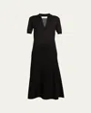 Gabriela Hearst Frank Cashmere Polo Top In Black