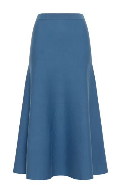 Gabriela Hearst Freddie Skirt In Sky