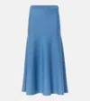 Gabriela Hearst Freddie Skirt In Blue