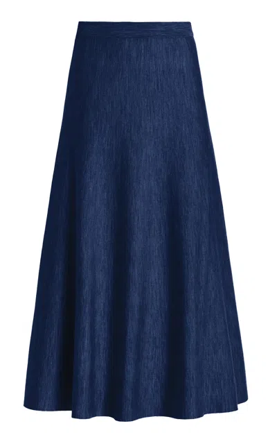 Gabriela Hearst Freddie Wool-cashmere Maxi Skirt