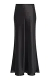 Gabriela Hearst Frei Maxi Silk Slip Skirt In Black