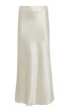 Gabriela Hearst Frei Maxi Silk Slip Skirt In White