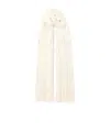 Gabriela Hearst Fringed Scarf In White