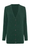 Gabriela Hearst Gabe Cashmere Cardigan In Green