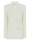 Gabriela Hearst Gabriela Double-breasted Blazer In White