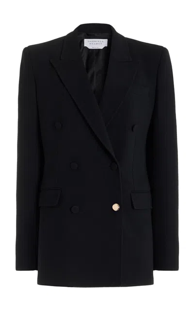 Gabriela Hearst Gavin Blazer In Black Virgin Wool