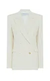 Gabriela Hearst Gavin Blazer In Ivory Sea Island Cotton Corduroy In Rosa