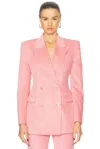 Gabriela Hearst Gavin Tailored Corduroy Blazer In Rosa