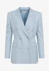 Gabriela Hearst Gavin Blazer 42 In Light Blue