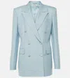 Gabriela Hearst Gavin Silk And Wool Blazer In Blue