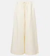 Gabriela Hearst Gelos Linen And Silk Wide-leg Pants