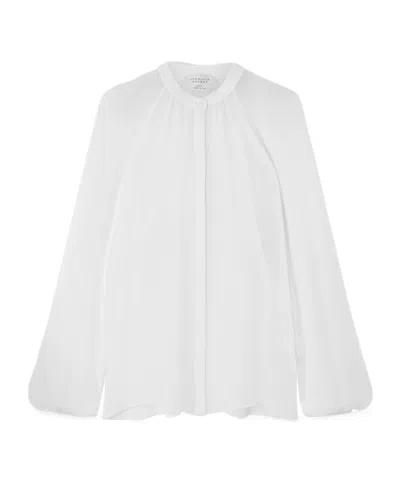 Gabriela Hearst Gian Silk-chiffon Blouse In White