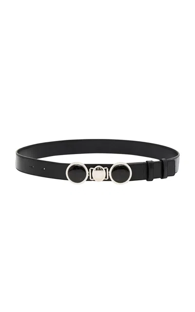 Gabriela Hearst Grange Belt With Stones In Black