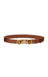 Gabriela Hearst Grange Belt With Stones In Brown